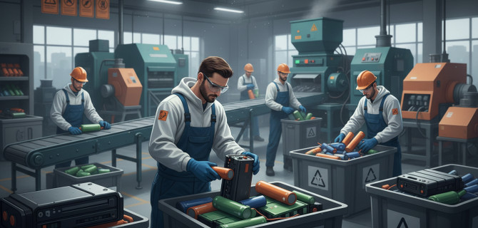 Прием, утилизация и переработка аккумуляторов