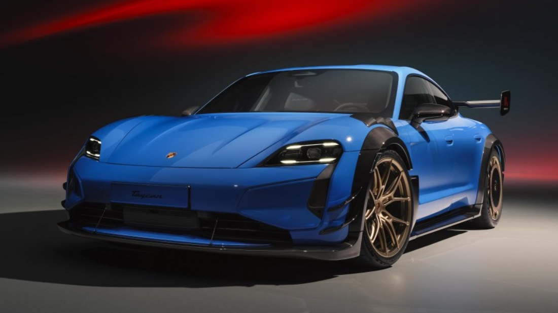 Для Porsche Taycan придумали специальную опцию – притвориться, что едешь в машине с ДВС Porsche Taycan 2027 и E-Shift