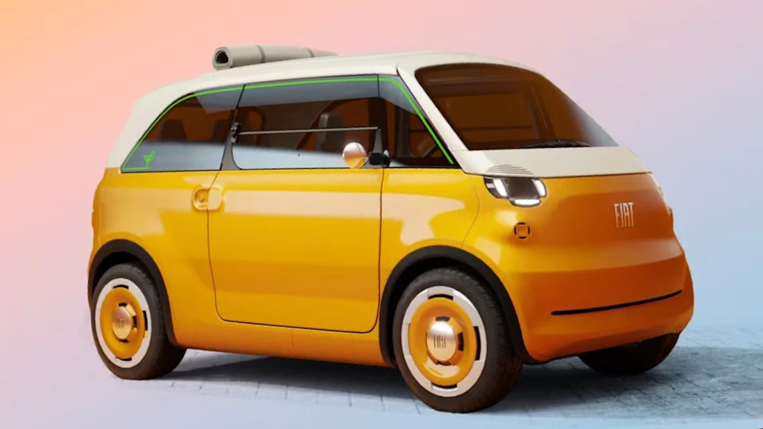 Fiat сделал ставку на маленькие электрокары для города – смотрите, какие ретро-красавцы Fiat Multiplina Concept