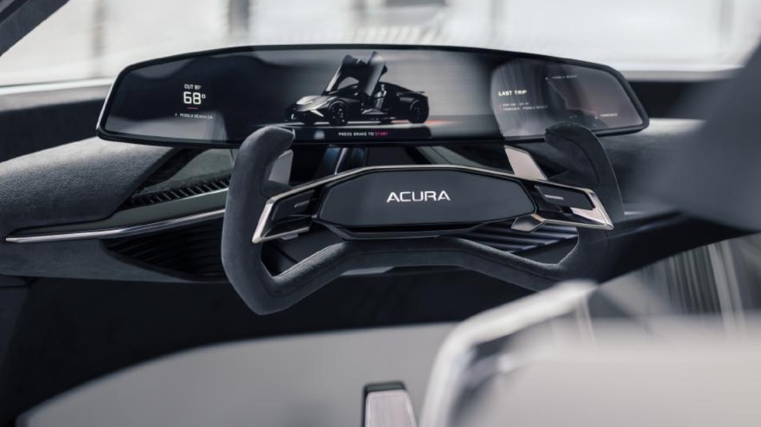 Acura представила концепт-кар, в котором нельзя поднять сиденье, но можно опустить руль и педали 2