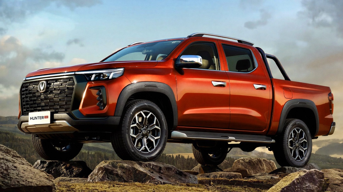 Пикап Changan Hunter Plus получил дизель Isuzu и возможность буксировать 2,5-тонный прицеп Changan Hunter Plus