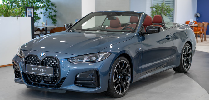 В АВТОДОМ BMW представлен эксклюзивный кабриолет BMW 4 серии в комплектации 430i M Sport Night Edition