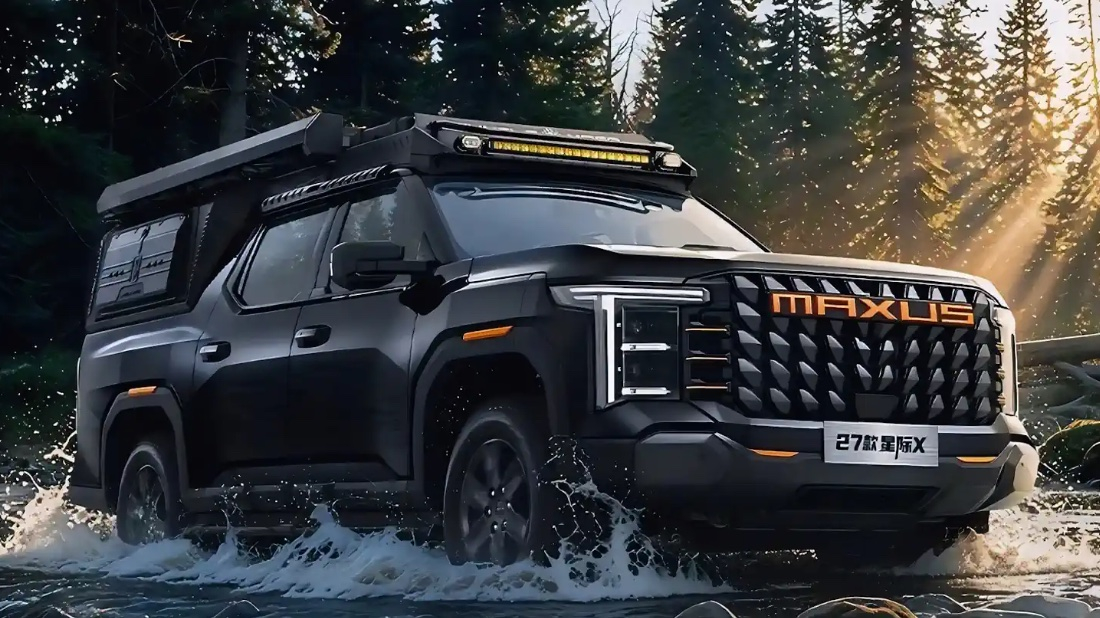 В Китае придумали, как превратить пикап в кемпер самым простым способом Maxus Interstellar X 2027