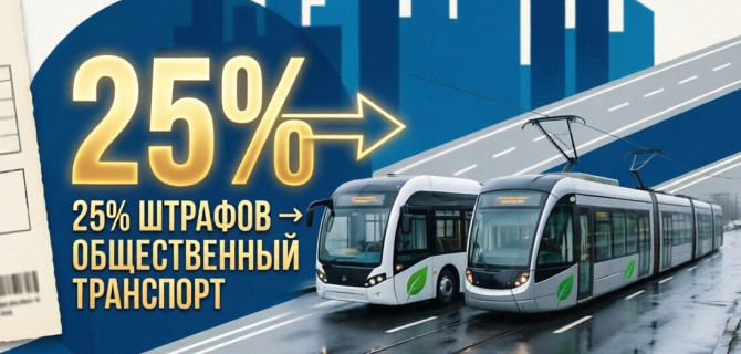 Четверть штрафов за нарушение ПДД будет тратиться на развитие общественного транспорта