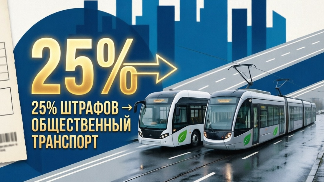 Штрафы за нарушение ПДД будут тратить на развитие общественного транспорта Четверть штрафов за нарушение ПДД будет тратиться на развитие общественного транспорта