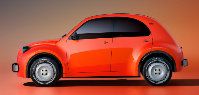 Концепт электрического Citroën 2CV