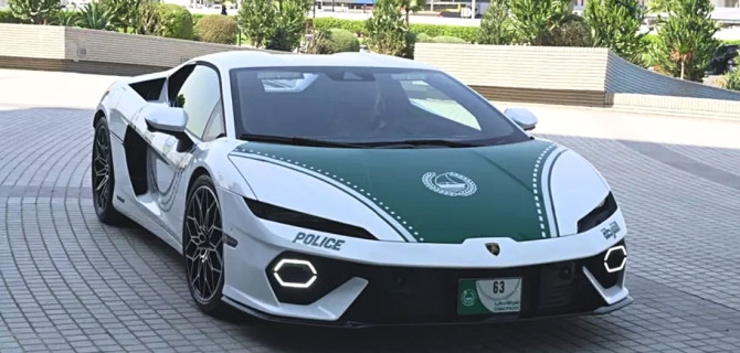 Lamborghini Temerario на службе дубайской полиции
