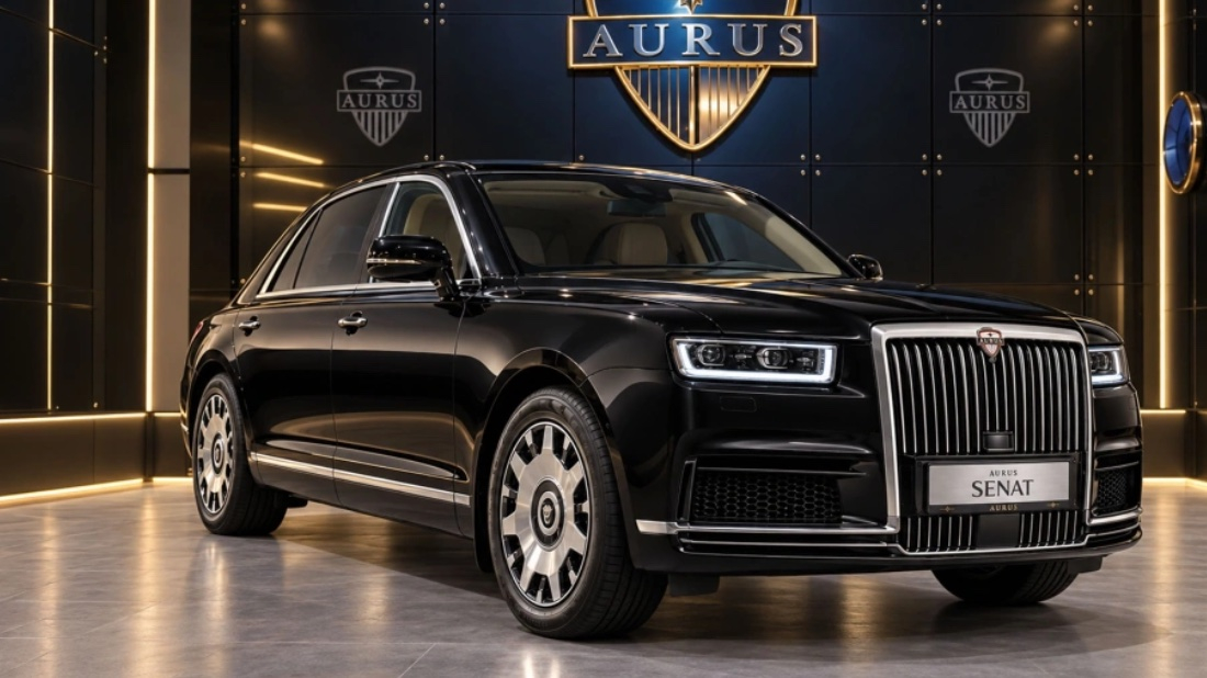 Aurus показал обновлённую версию седана Senat за 50 млн рублей Aurus Senat