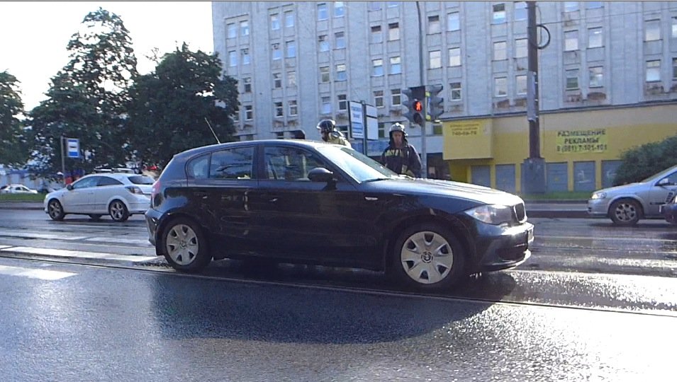 Наезд на велосипедиста на проспекте Энгельса напротив пожарной части Наезд на велосипедиста на проспекте Энгельса