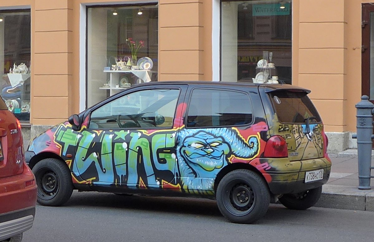 Renault Twingo - тюнинг в стиле "Граффити" Внешний Тюнинг Renault Twingo