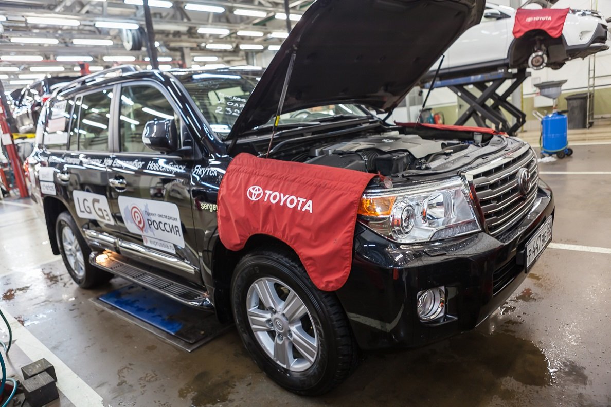 Внедорожники Toyota без поломок проехали 22000 километров рамках экспедиции «Россия» Toyota