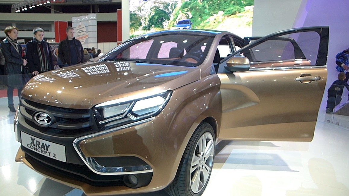 ВАЗ LADA Xray - выставка Мир автомобиля 2015