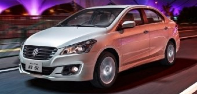 Новый для России седан Suzuki Alivio выйдет в продажу в следующем году