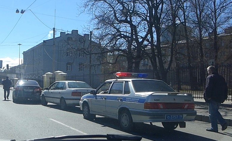 ДТП на проспекте Энгельса у Светлановской площади