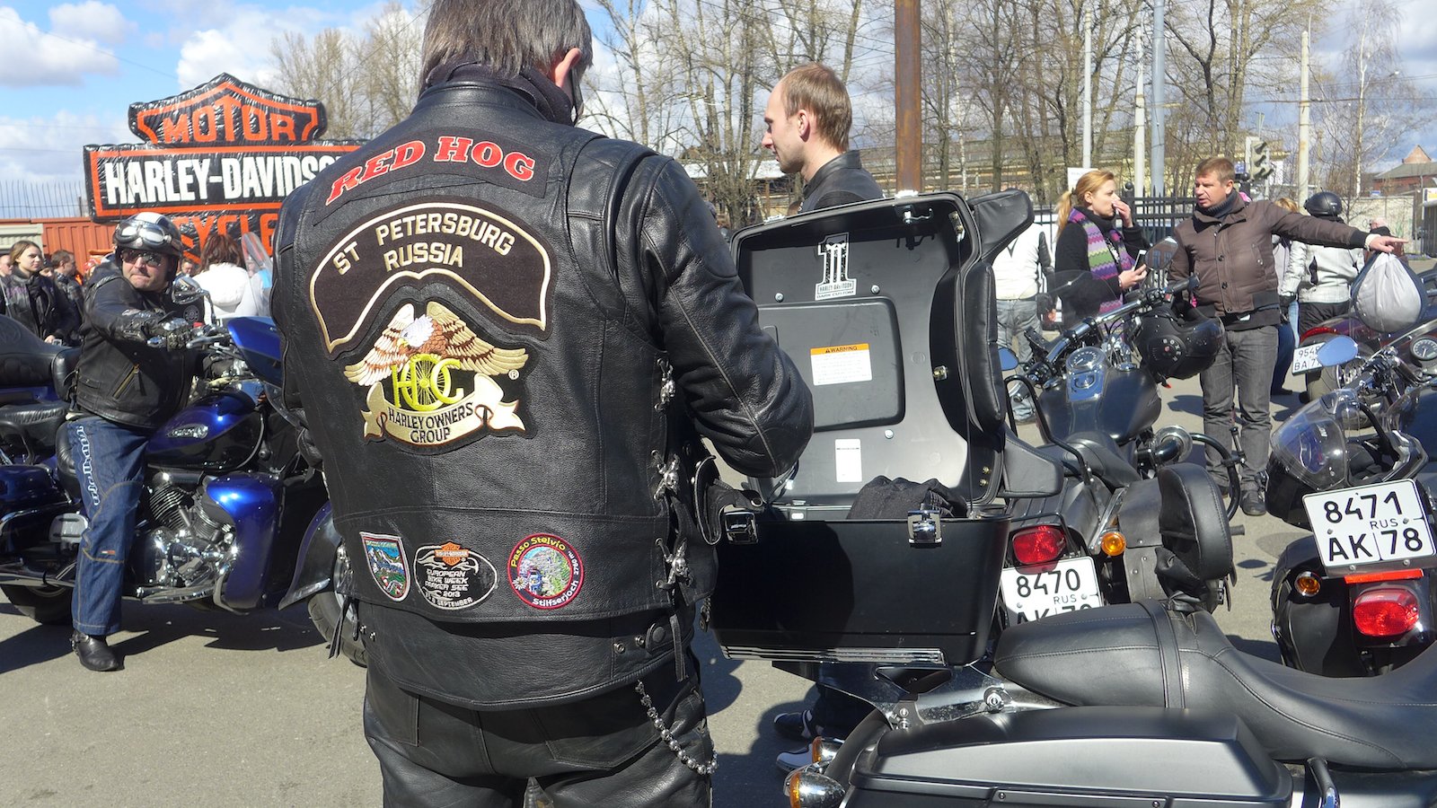 Harley Davidson SPB HOG "Первый Прогрев"!