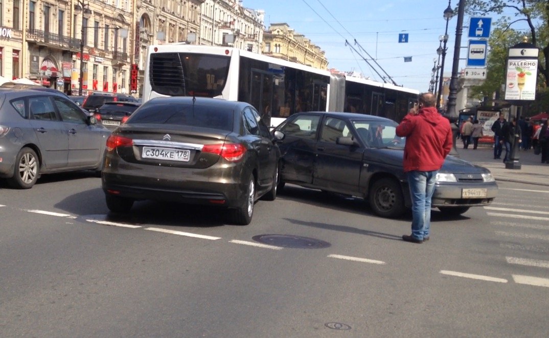 ДТП на Невском проспекте