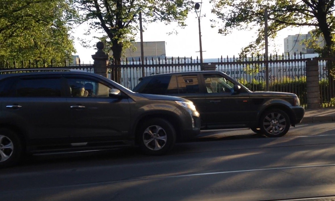 ДТП на Лесном проспекте  на втречной полосе