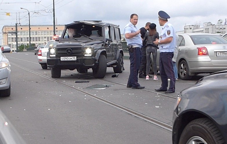 ДТП на Гренадерском мосту