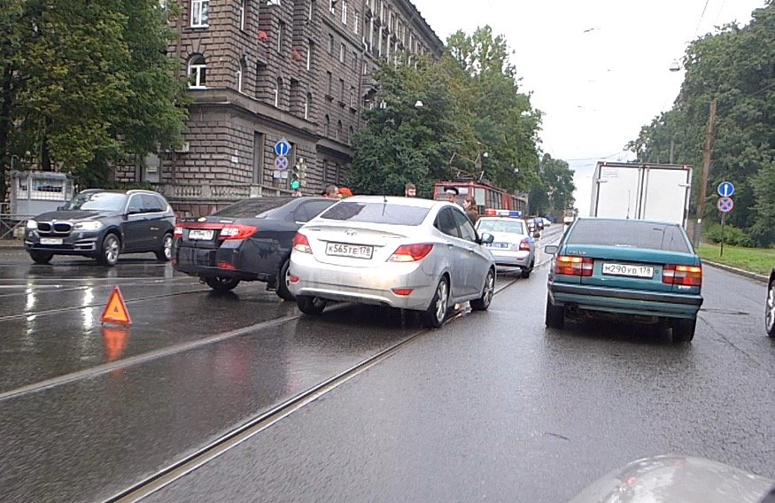 ДТП на проспекте Энгельса (Сердобольская)