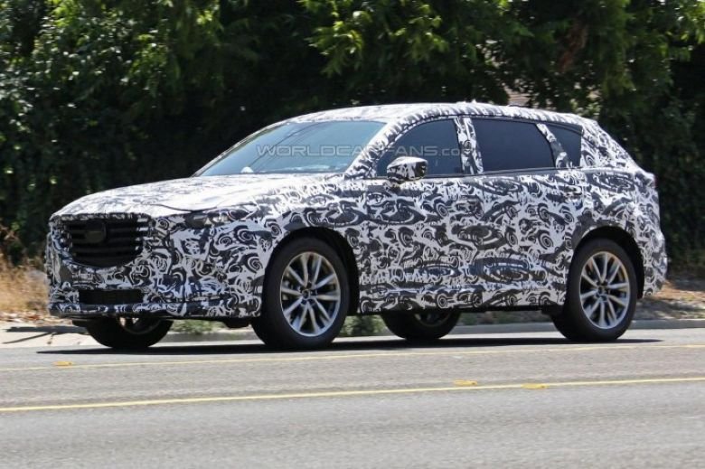Mazda CX-9 засняли во время дорожных тестов Mazda CX-9 1.jpg