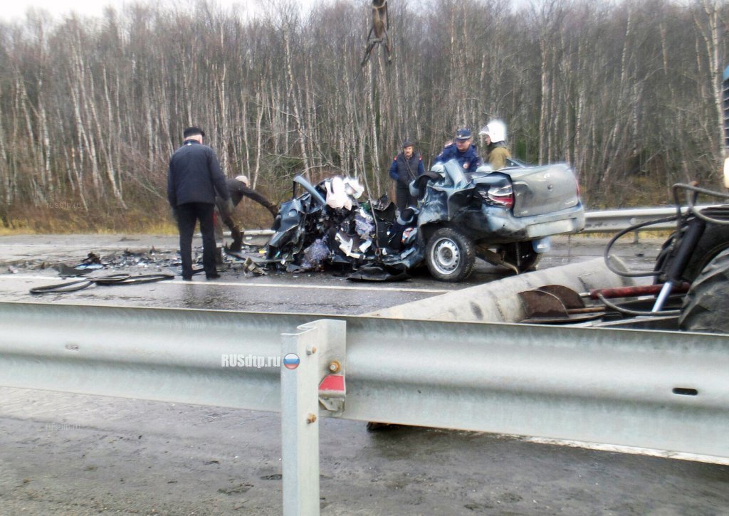Под Мурманском в ДТП погибли три человека на Lada Granta 1.jpg