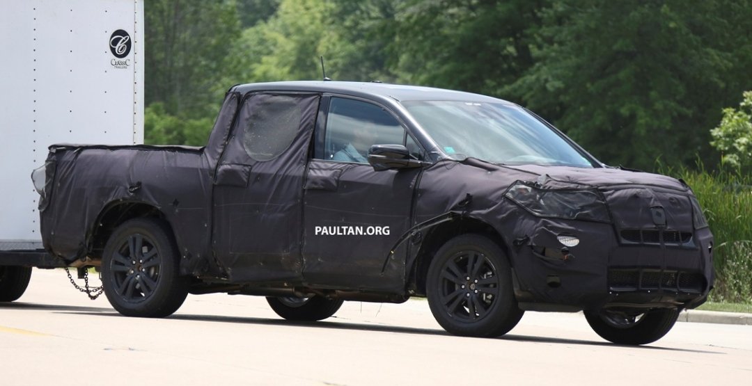 Honda Ridgeline 2017 шпионские фото 3.jpg