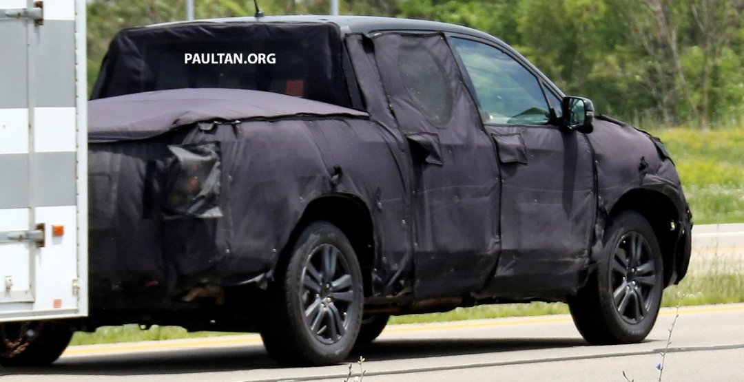 Honda Ridgeline 2017 шпионские фото 1.jpg