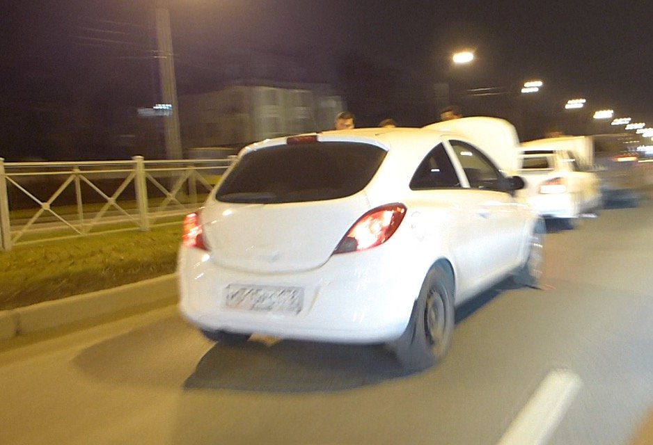 Массовая авария на Выборгском шоссе с участием торопливого Subaru ДТП на Выборгском шоссе