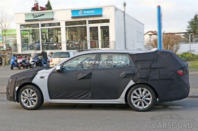 В Сеть попали снимки с тестов нового универсала KIA Optima 1.jpg