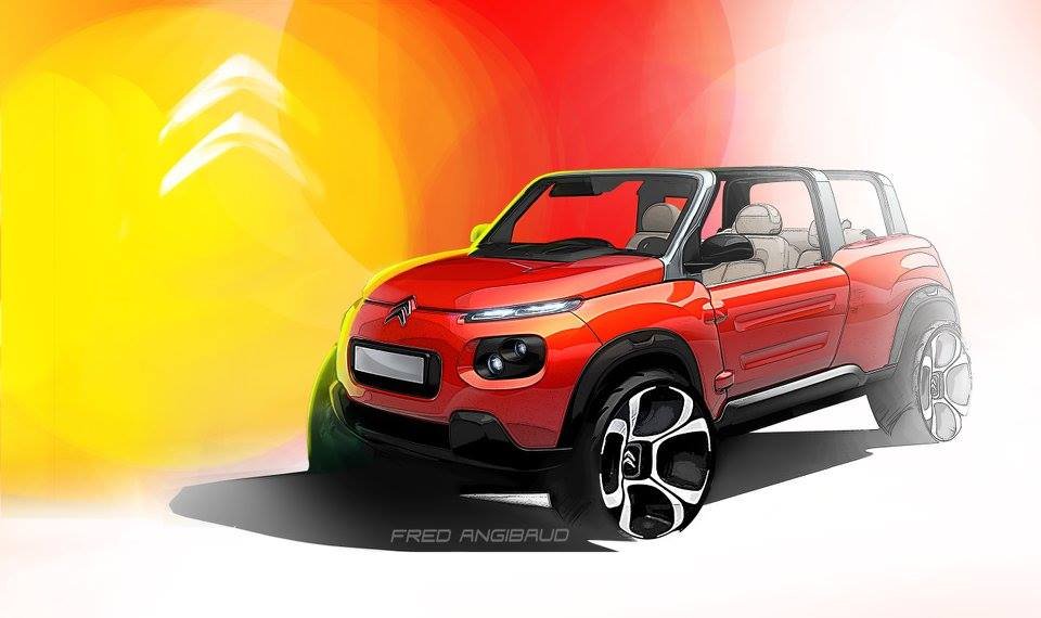 Электрический кабриолет кроссовер Citroen E-Mehari выйдет в 2016 году (4).jpg