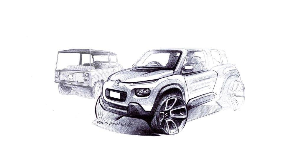 Электрический кабриолет кроссовер Citroen E-Mehari выйдет в 2016 году (5).jpg