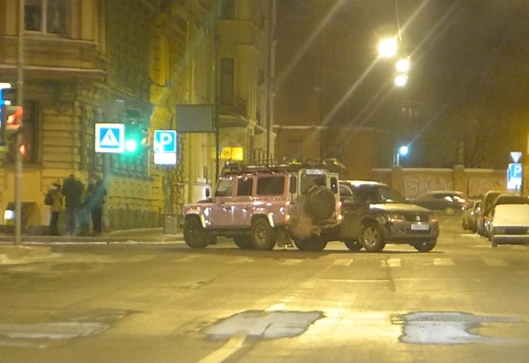 ДТП на перекретске Ковенского и Радищева
