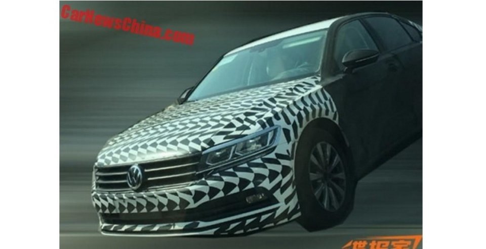 Volkswagen Phideon заснят на тестах в Китае (1).jpg