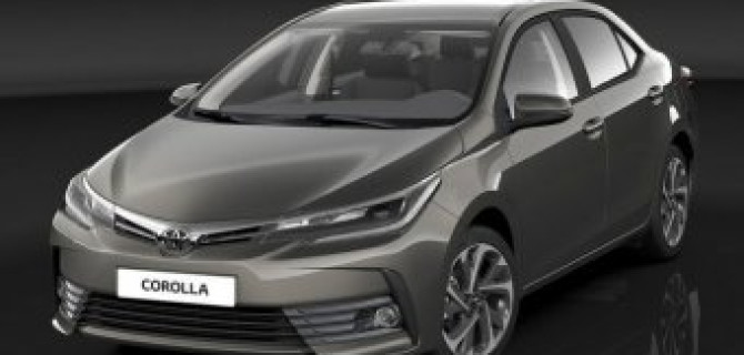 Toyota выпустили рестайлинговый седан Corolla