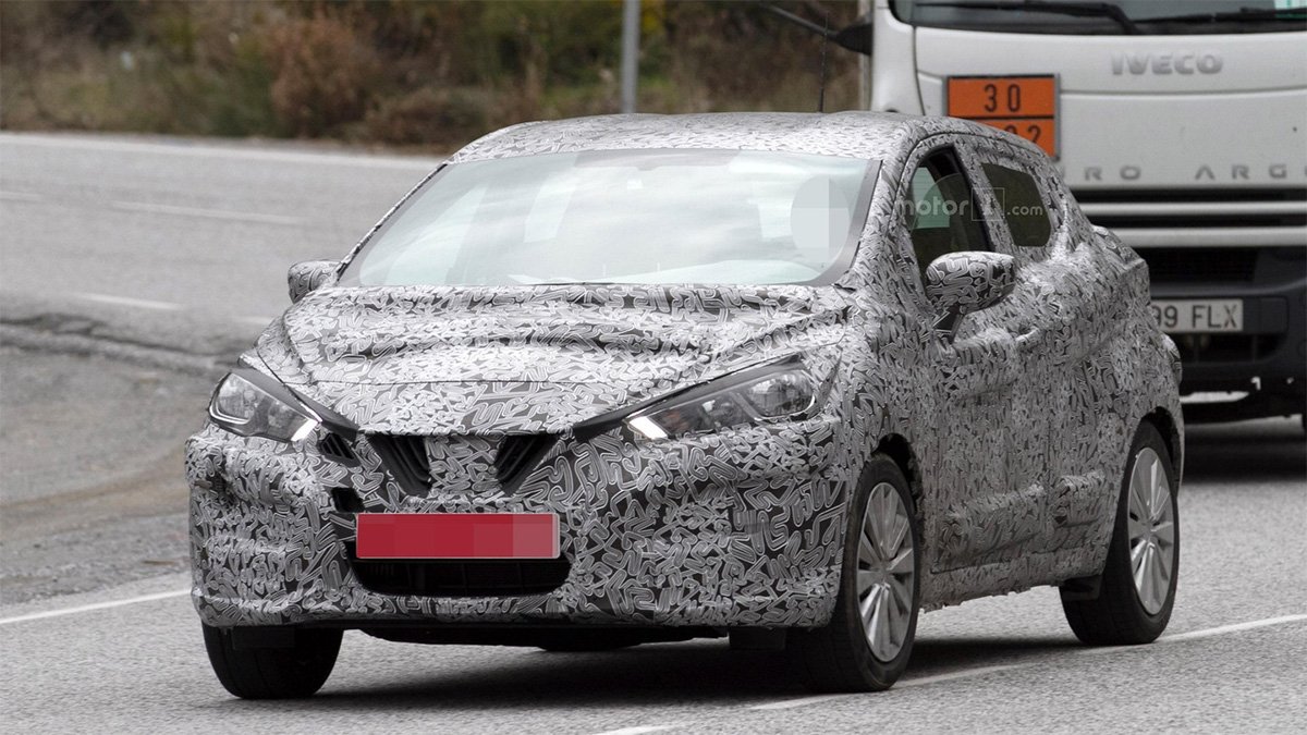 На тестах замечен новый Nissan Micra (1).jpg
