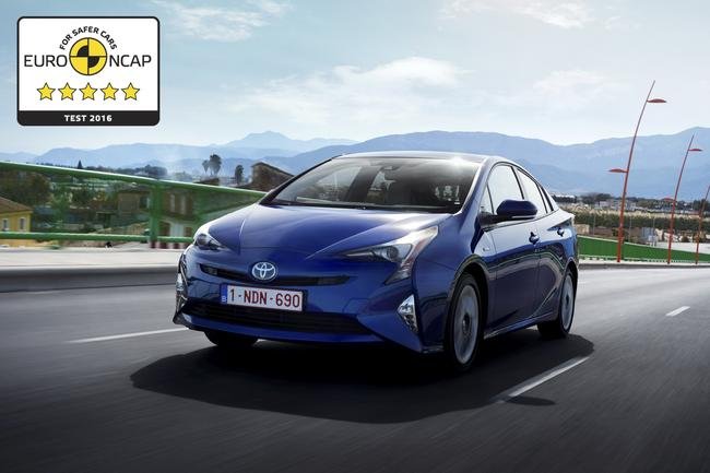 Новый Toyota Prius получил высший рейтинг безопасности Euro NCAP