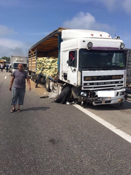 23 мая, Ростов. DAF без тормозов протаранил 13 автомобилей