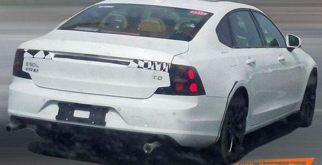 В Сеть выложили снимки удлиненной версии флагманского Volvo S90L (1).jpg