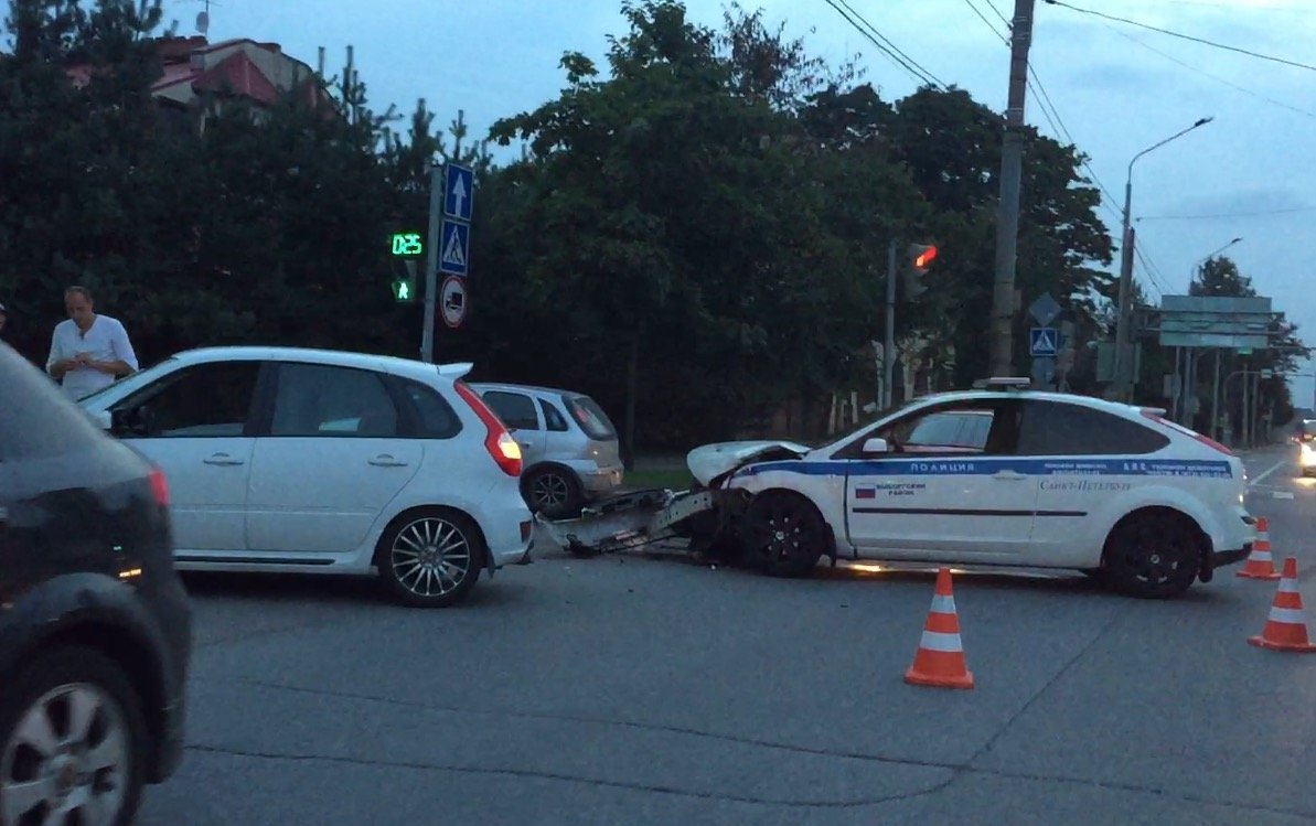 ДТП на Выборгском шоссе