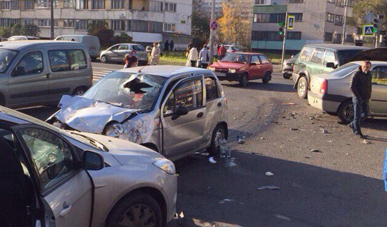 ДТП в Петербурге 24.10.2016