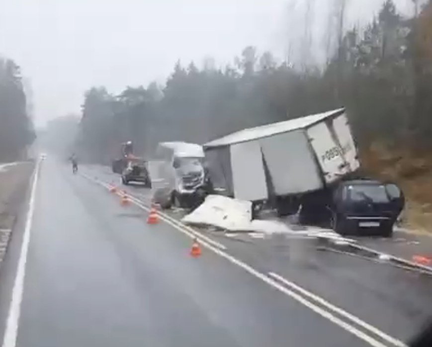Два водителя «Газелей» погибли в тройном ДТП под Псковом на автодороге «Петербург — Невель» столкнулись две грузовые «Газели»
