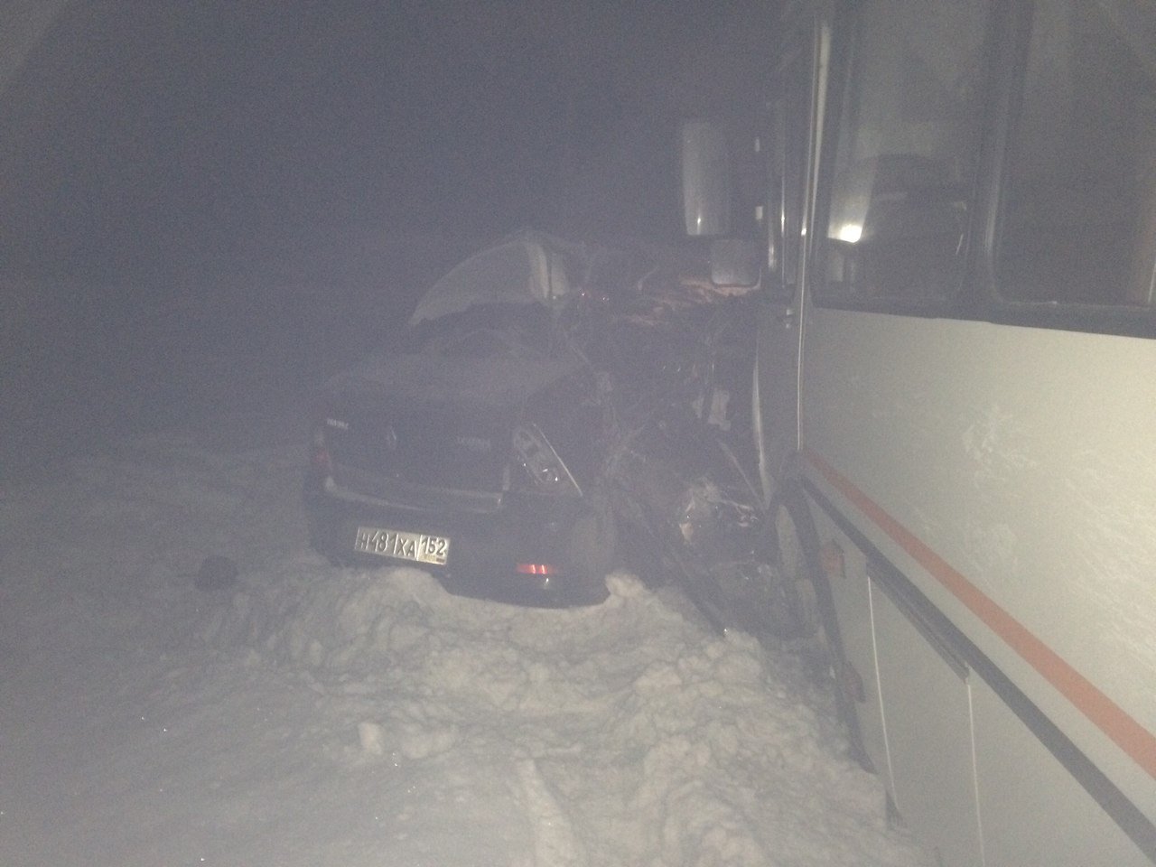 Под Нижним Новгородом в ДТП с автобусом погиб человек Под Нижним Новгородом в ДТП с автобусом погиб человек (2)