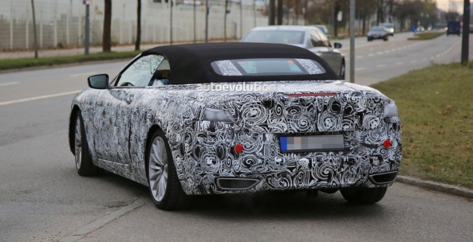 Кабриолет BMW 8-Series замечен на тестах (6)
