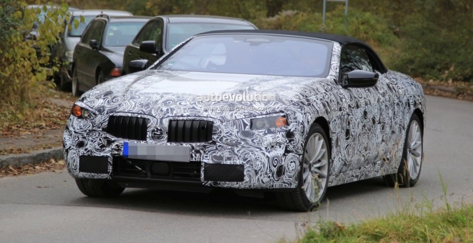 Кабриолет BMW 8-Series замечен на тестах (1)