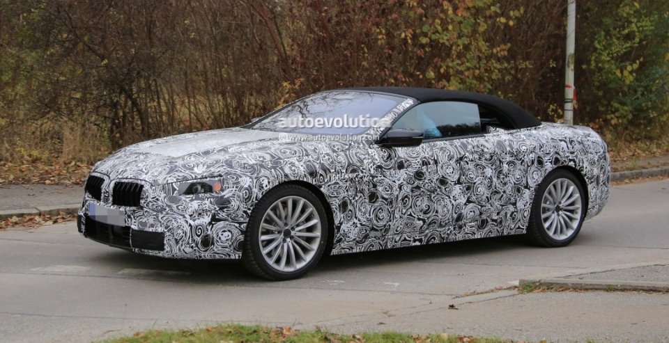 Кабриолет BMW 8-Series замечен на тестах (4)