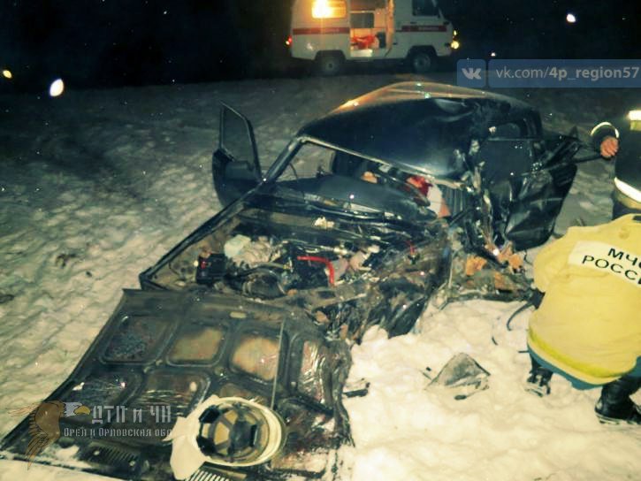 В Орловской области из-за неудачного обгона и выезда на встречку погибло 2 человека ДТП в Орловской области ВАЗ-2110 и ВАЗ-21140 18.12.2016