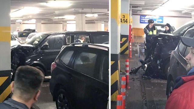 В Шереметьево автомобиль врезался в забор на парковке: водитель мертв