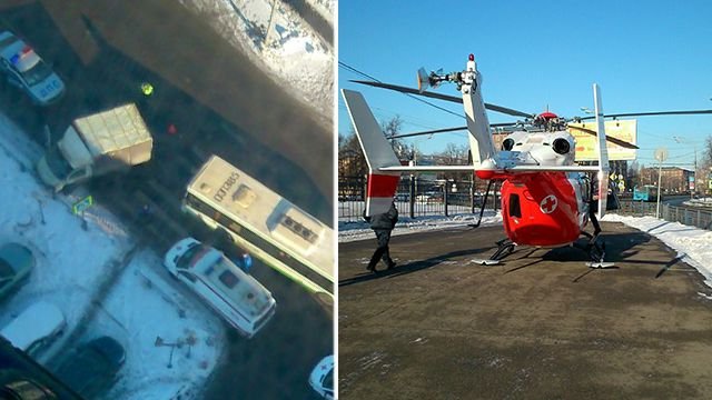 В ДТП с автобусом в Москве пострадали два человека В ДТП с автобусом в Москве пострадали два человека