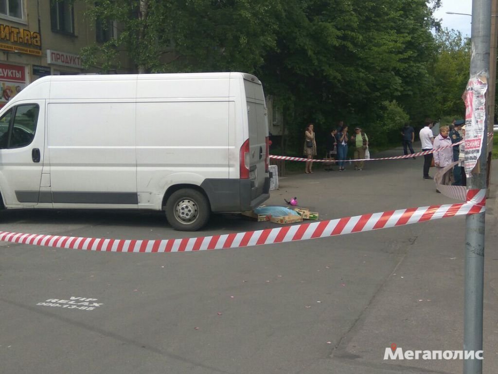 В Петербурге фургон насмерть задавил двухлетнего ребенка В Петербурге фургон насмерть задавил двухлетнего ребенка (1).jpg