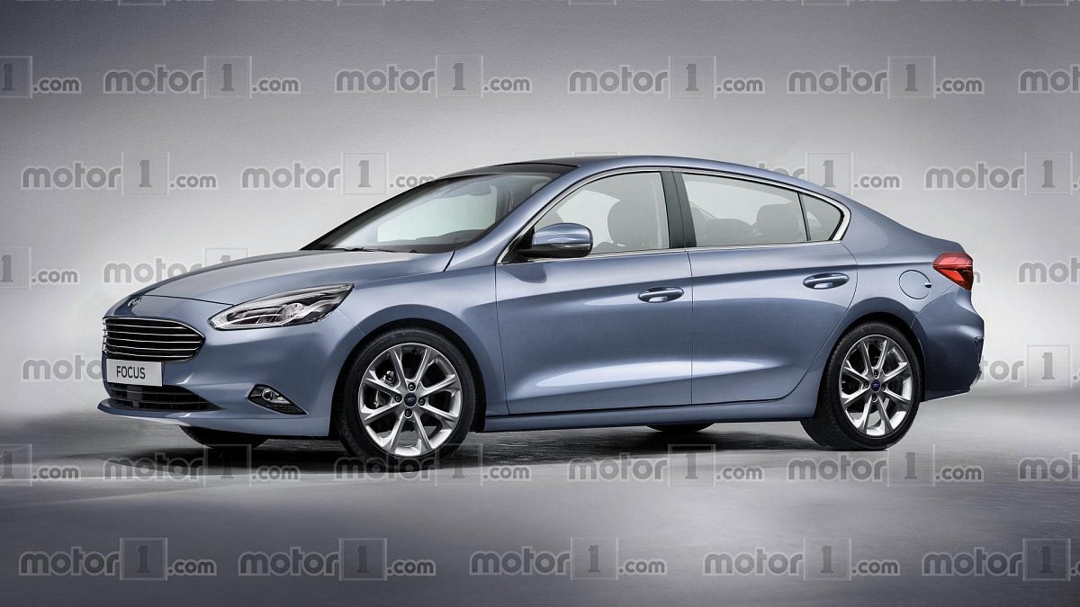 В Сети появился рендер нового поколения седана Ford Focus 2019.jpg